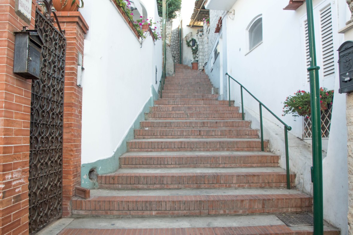 Stairs, Capri, Italy