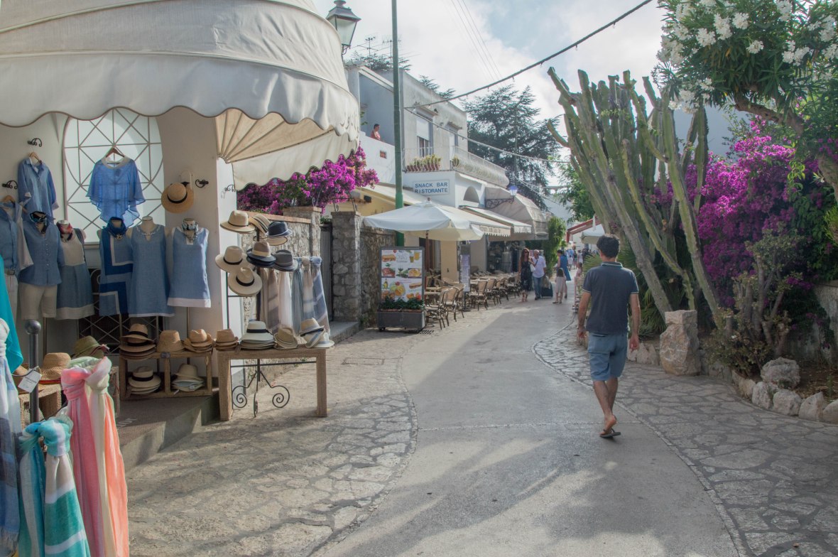 Streets Of Capri Town, Italy