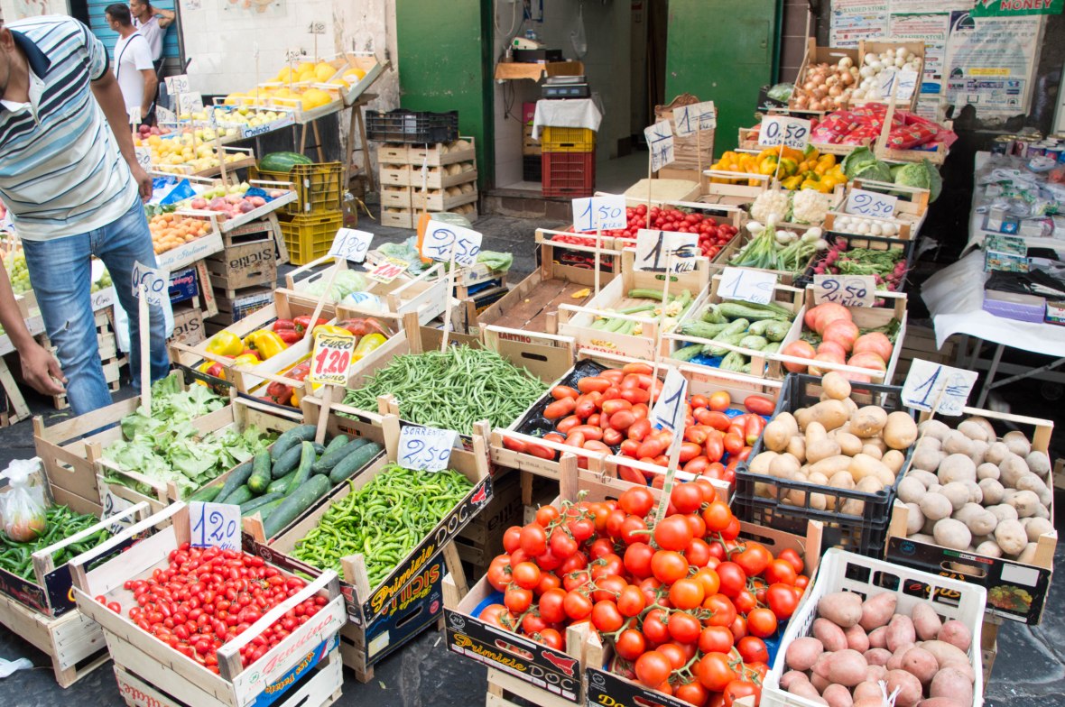 Vegetables, Porta Nolana Market, Naples, Italy