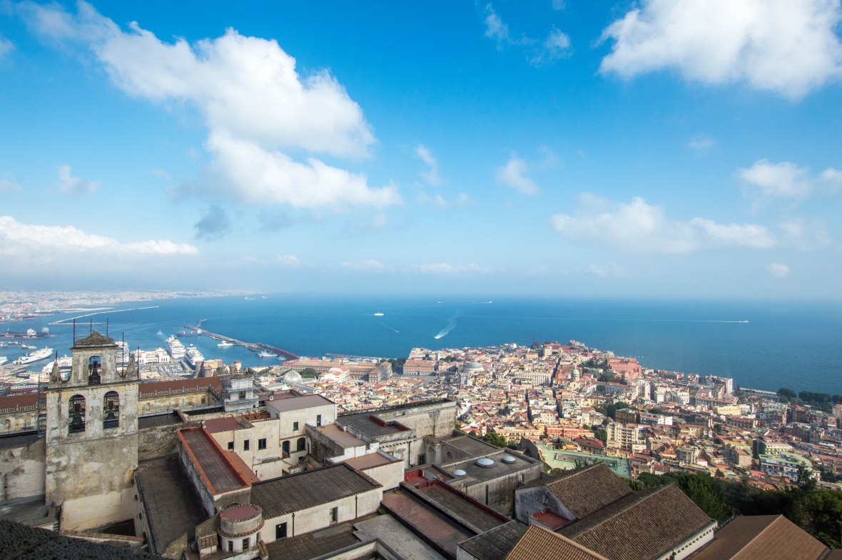 View, Castel Sant'Elmo, Naples, Italy