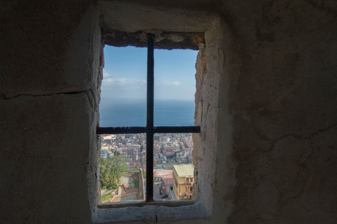 View From Window, Castel Sant'Elmo, Naples, Italy