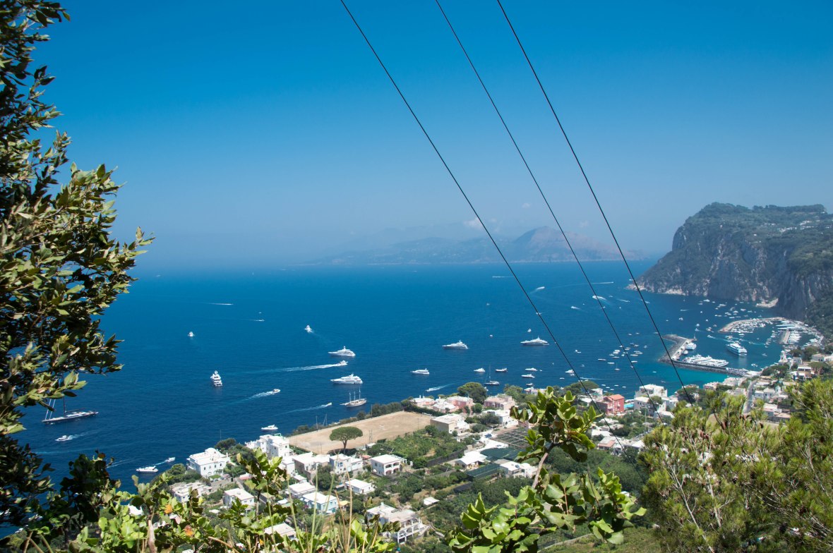 View Over Marina Grande, Capri, Italy