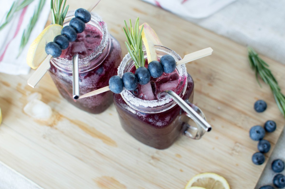Blueberry Smash Drinks - Kay's Kitchen
