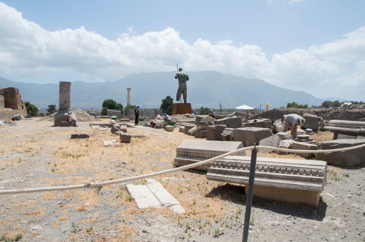 Excavations, Pompeii, Italy