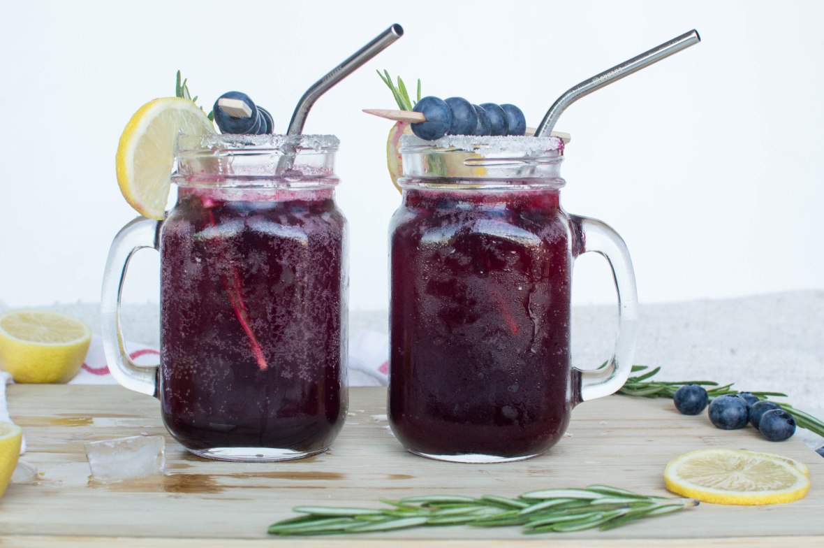 Rosemary & Blueberry Smash - Kay's Kitchen