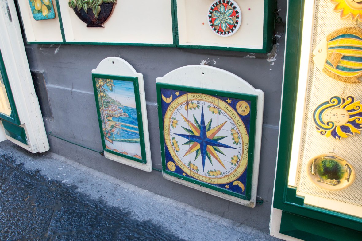 Tiles For Sale, Amalfi, Italy