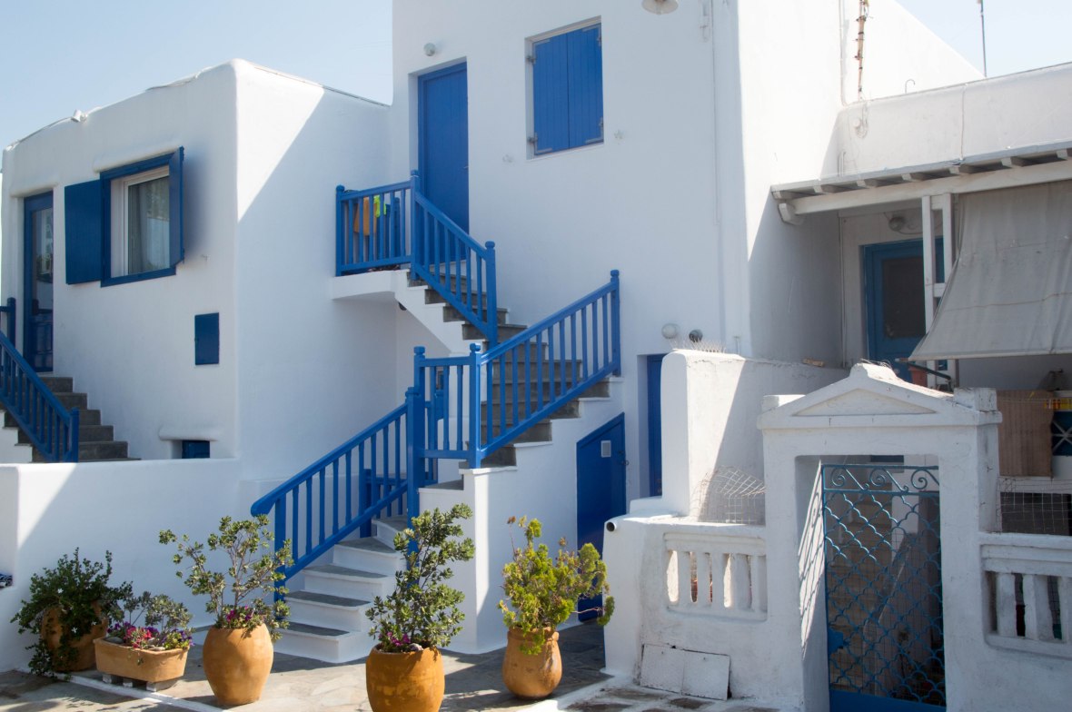 Blue & White House, Mykonos, Greece