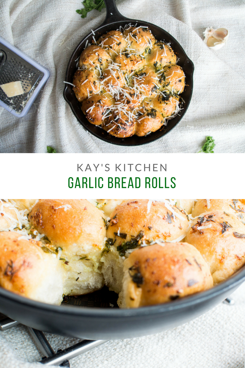 Garlic Bread Rolls - Kay's Kitchen