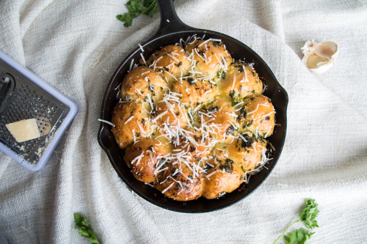 Garlic Bread Rolls With Thyme, Parsely And Basil - Kay's Kitchen