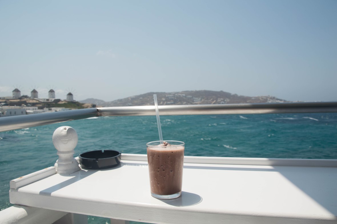 Iced Hot Chocolate, Mykonos, Greece