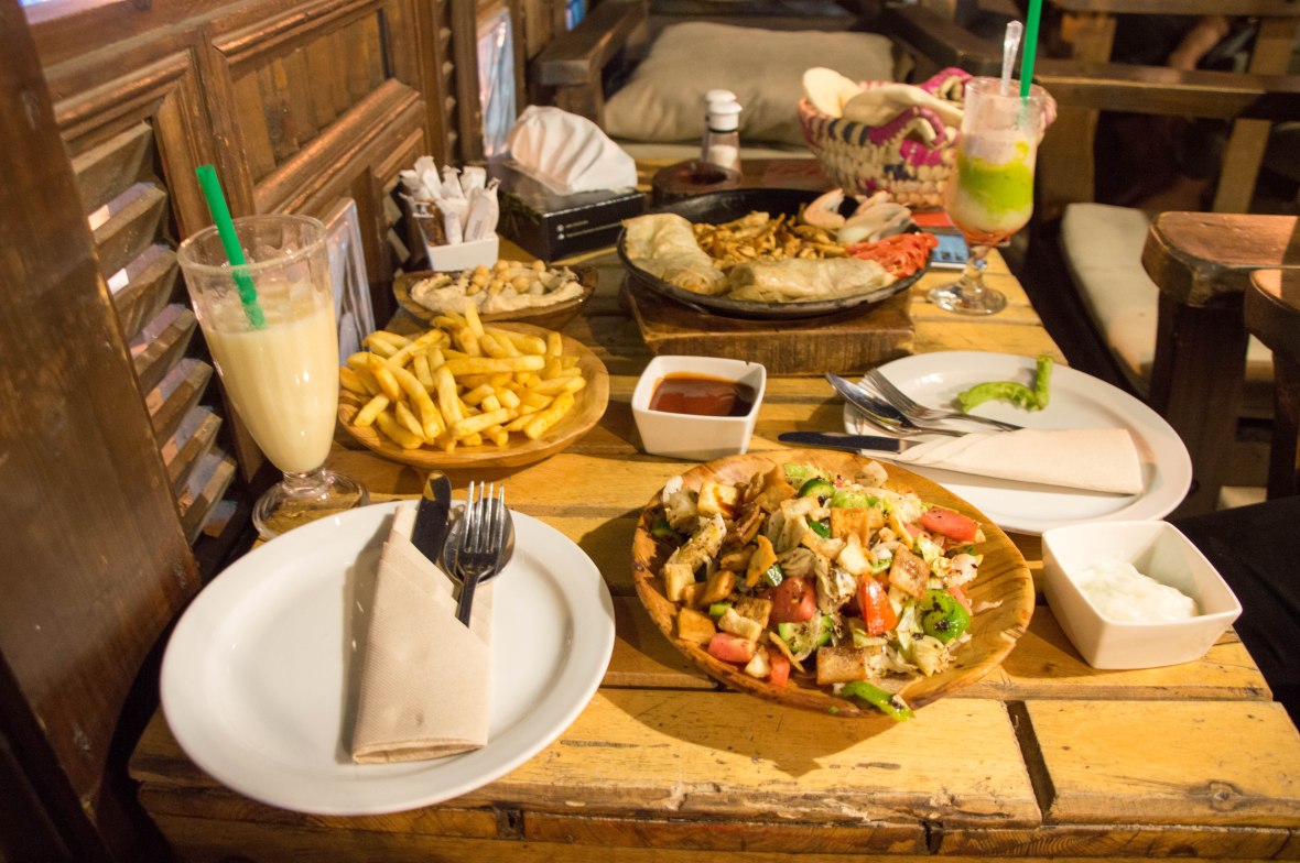 Dinner At Rakwet Kanaan Restaurant & Cafe, Aqaba, Jordan