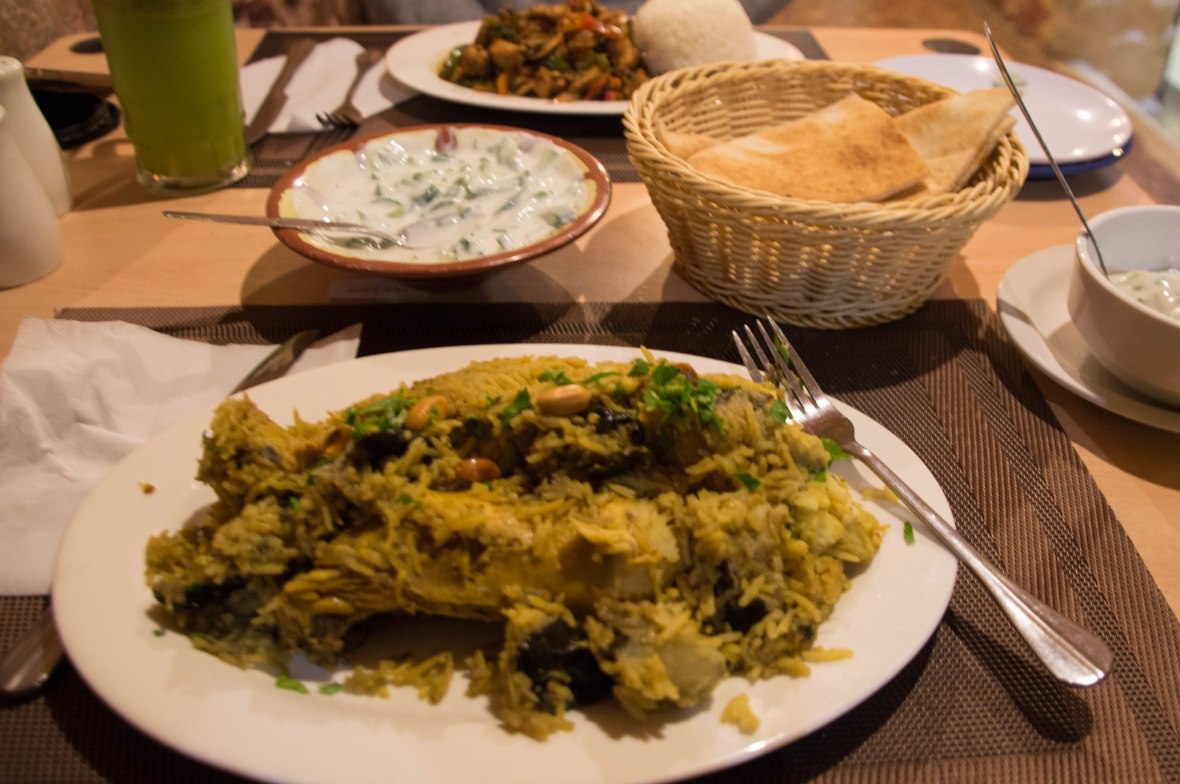 Mansaf, Red Cave Restaurant, Petra, Jordan