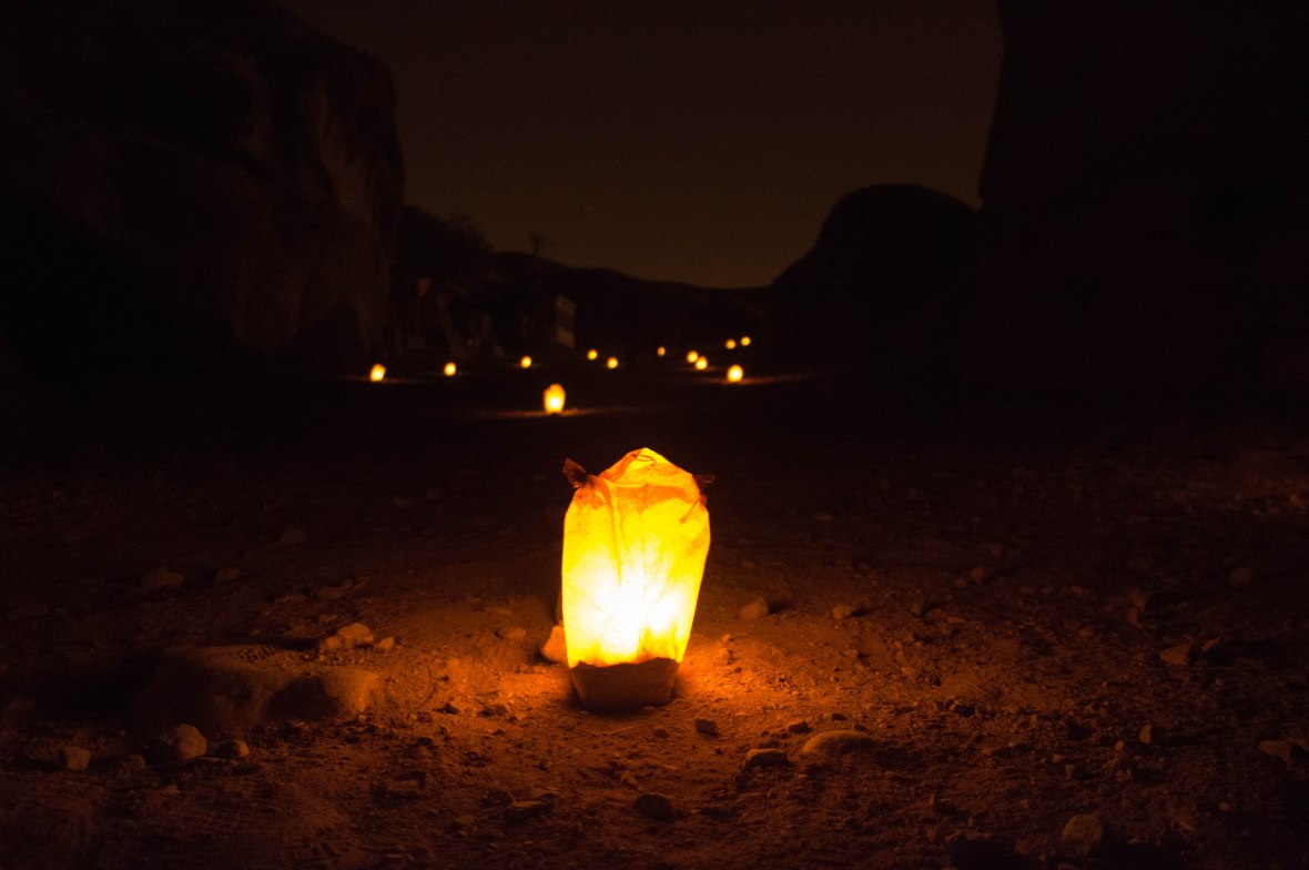 Paper Lantern, Petra By Night, Jordan