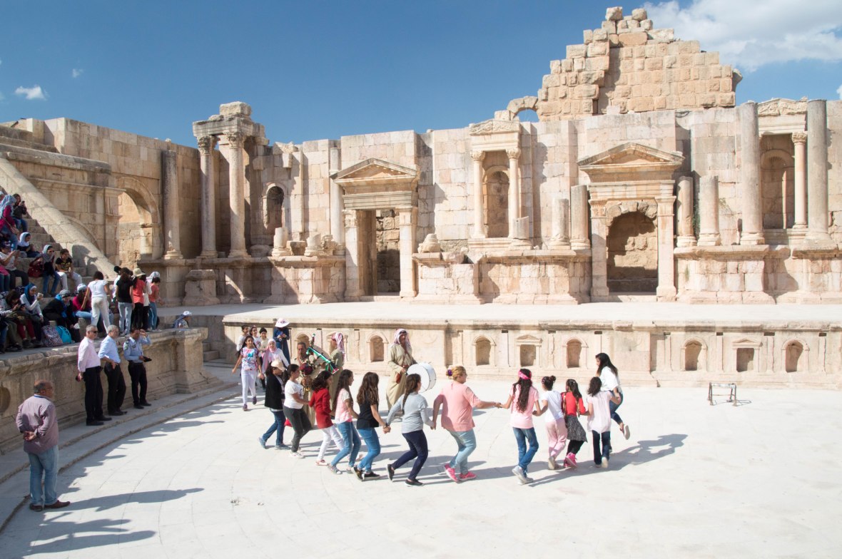 Performance, South Theatre, Jerash, Jordan