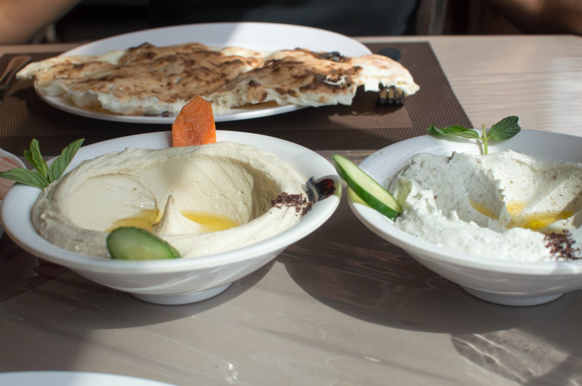 Starters, Roman Restaurant, Jerash, Jordan
