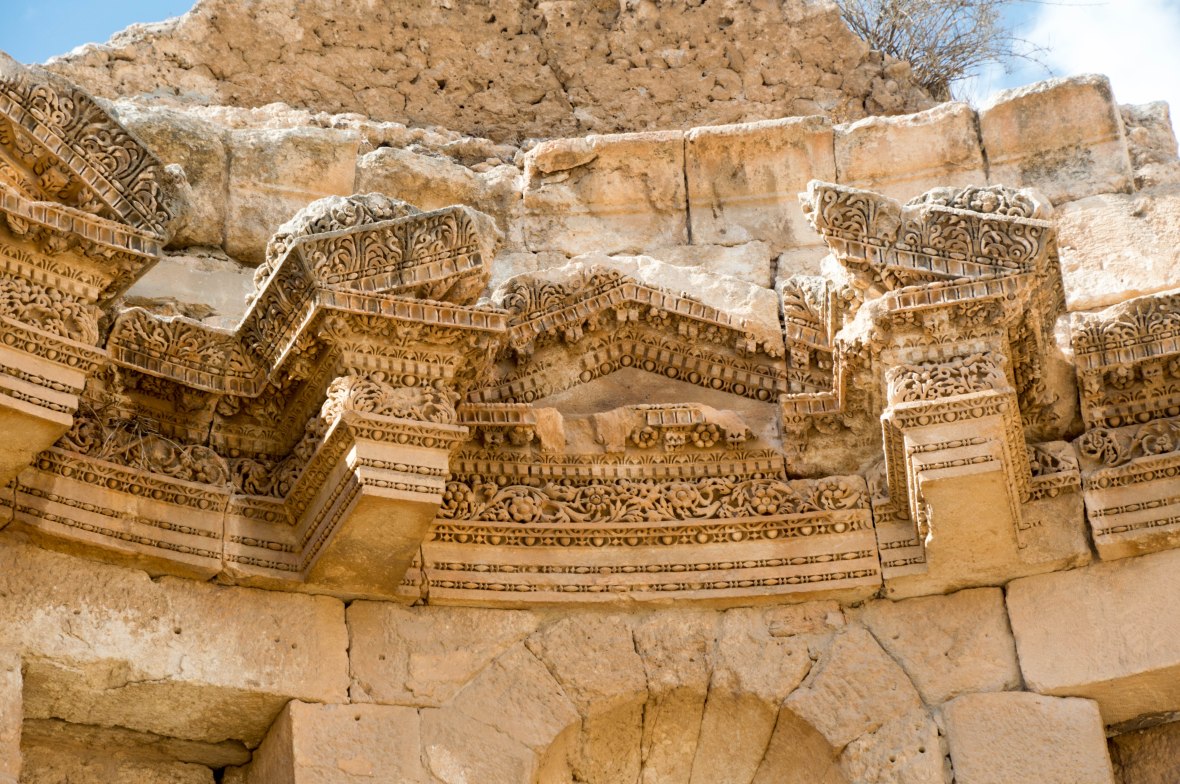 Stonework Details, Nymphaeum, Jerash, Jordan