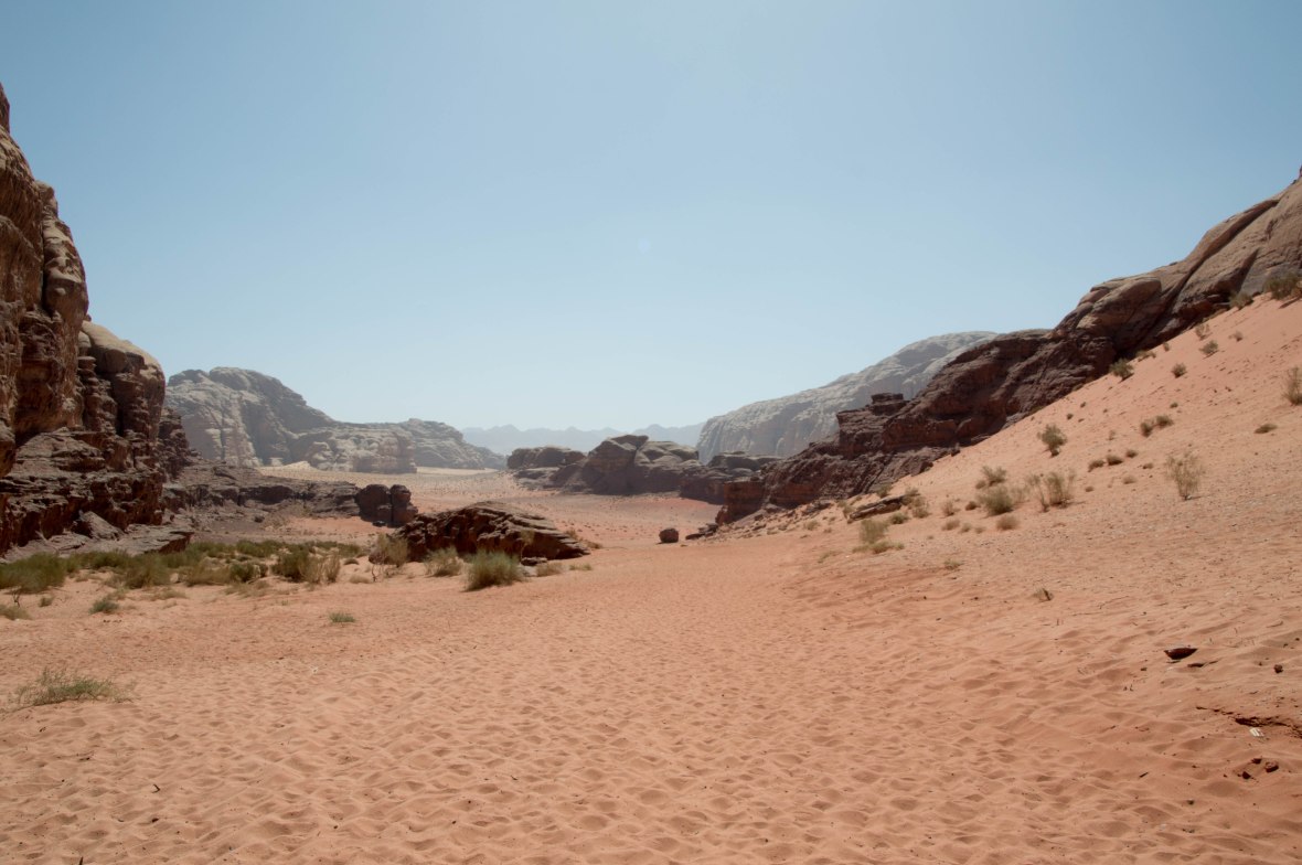 Walking Through The Desert, Wadi Rum, Jordan
