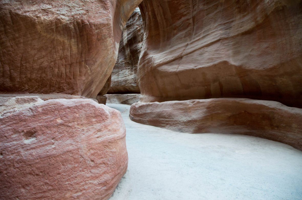Water Channels and Pipes, Siq, Jordan, Petra