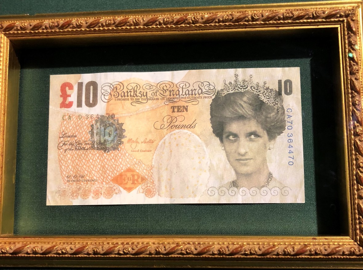 Di Faced Tenner, Banksy Exhibition, Amsterdam, Netherlands