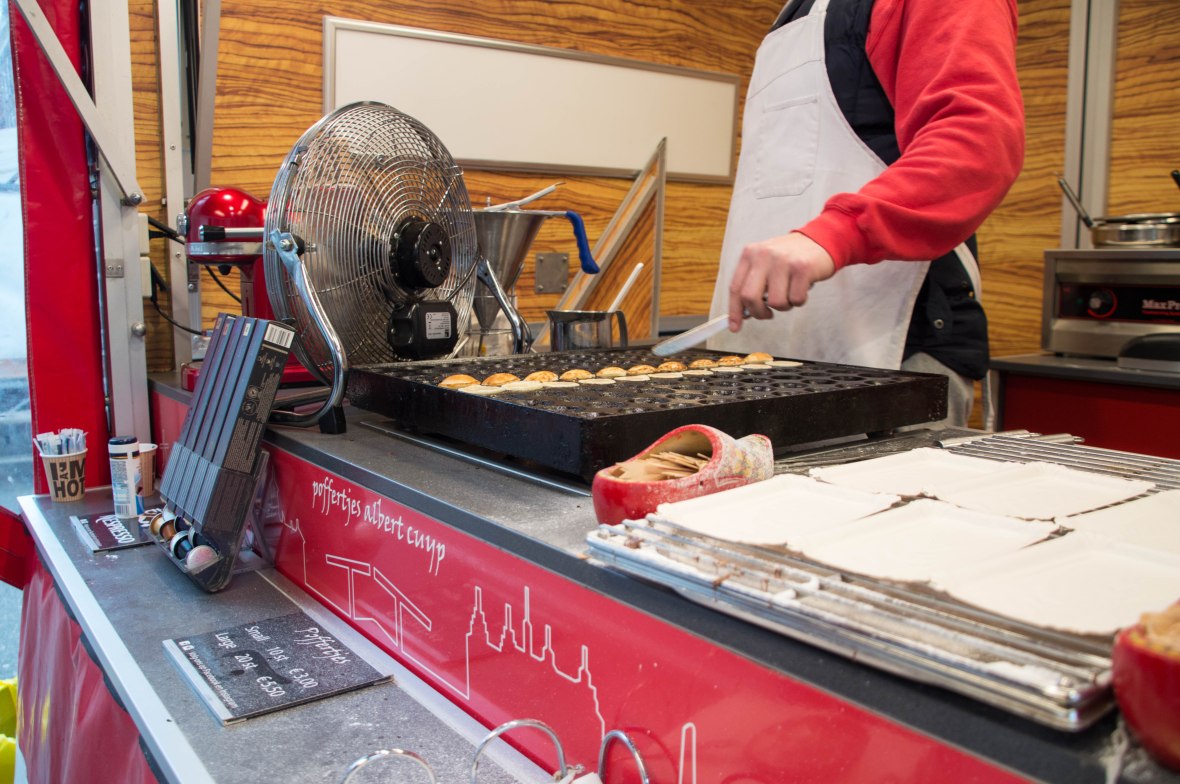 Poffertjes Pancakes, Albert Cuyp Market, Amsterdam, Netherlands