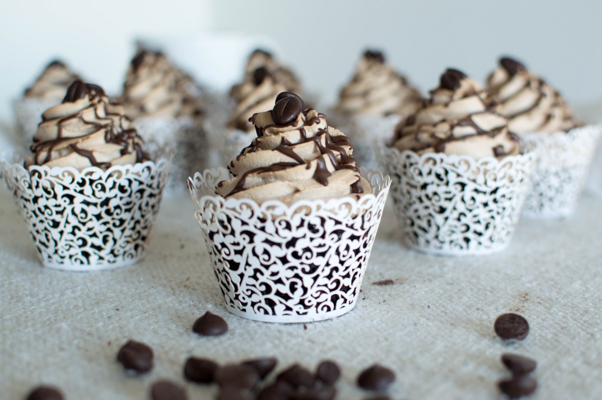 Chocolate And Coffee (Mocha) Cupcakes - Kay's Kitchen