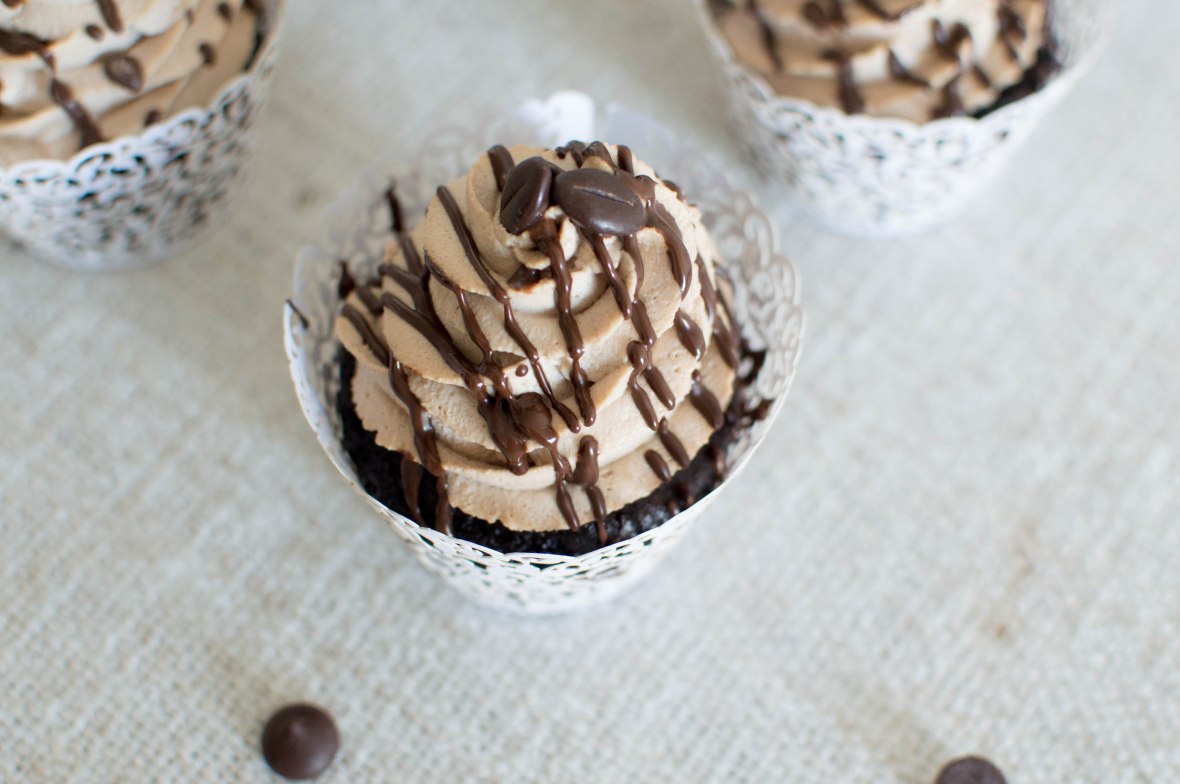 Chocolate &amp; Coffee (Mocha) Cupcakes - Kay's Kitchen