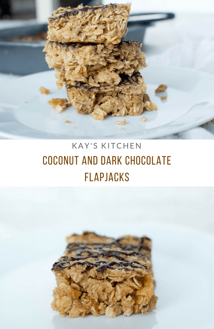 Coconut &amp; Dark Chocolate Flapjacks