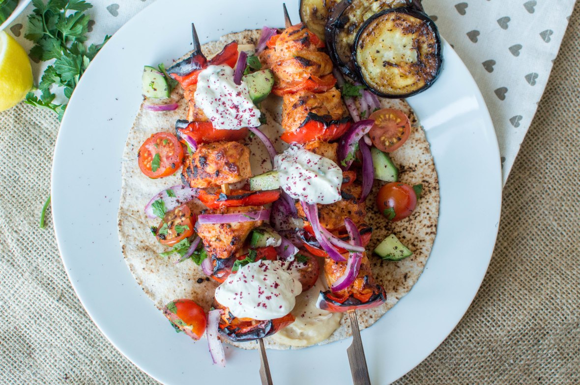 Recipe For Chicken Shish Wrap - Kay's Kitchen