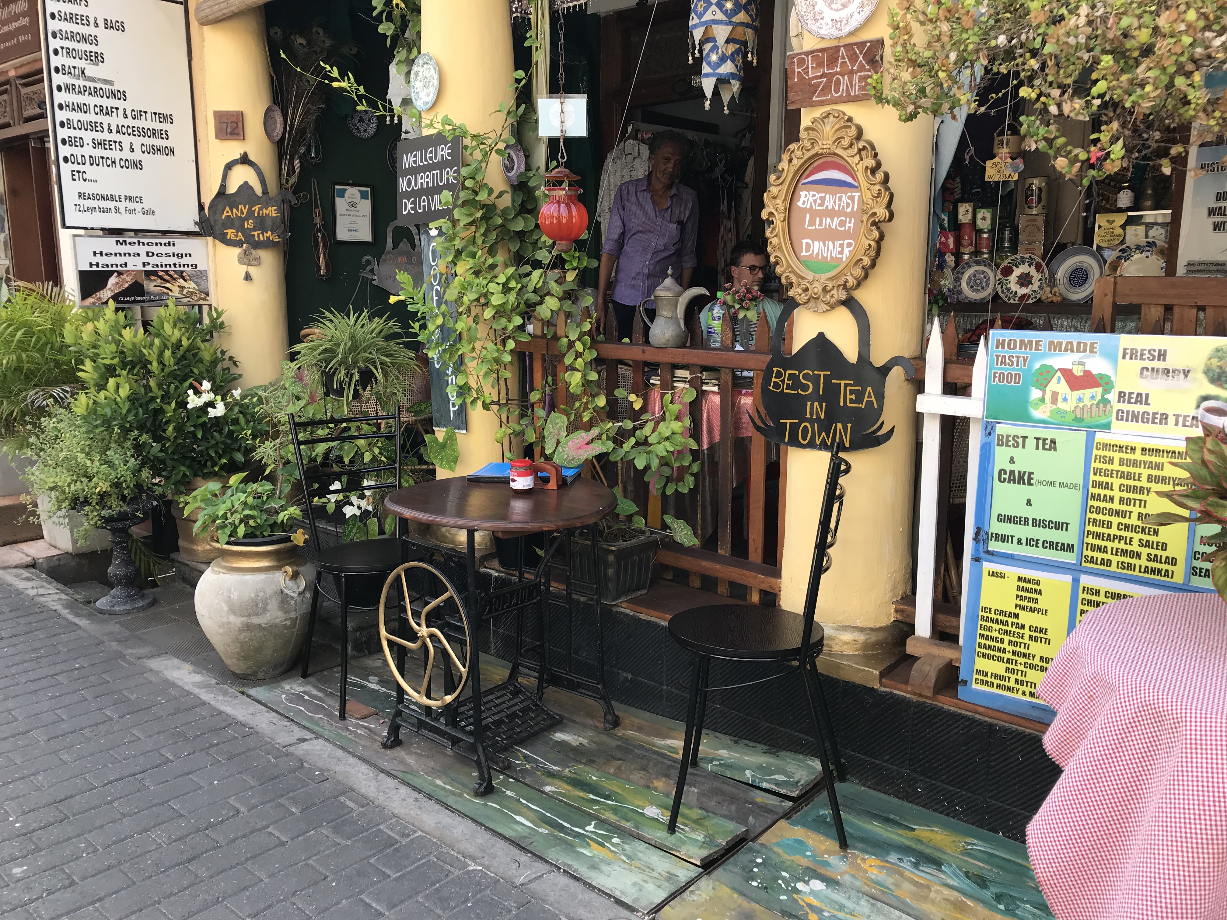 Royal Dutch Cafe, Galle, Sri Lanka