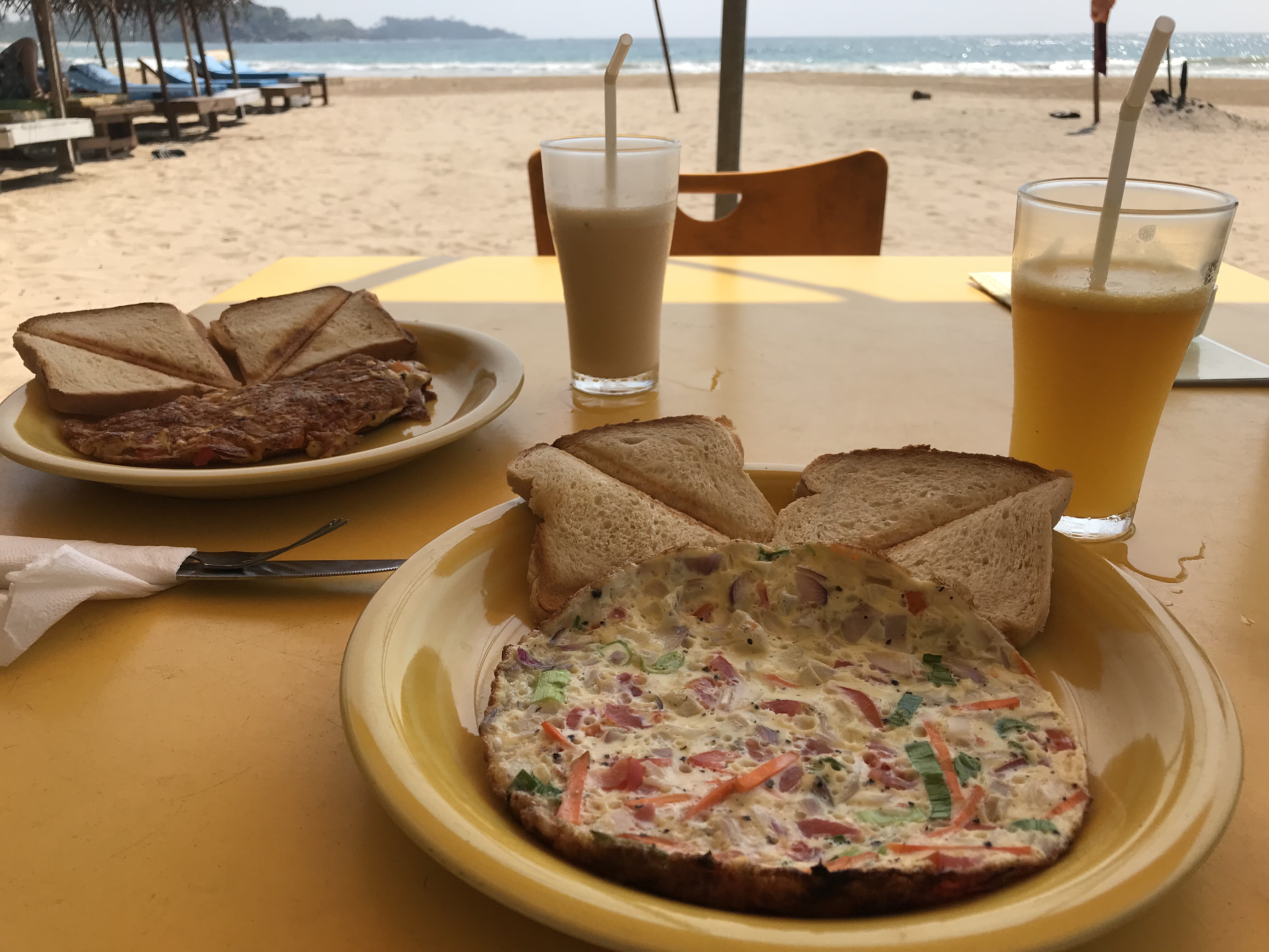 Traditional Omlettes For Breakfast, Talalla Beach, Sri Lanka