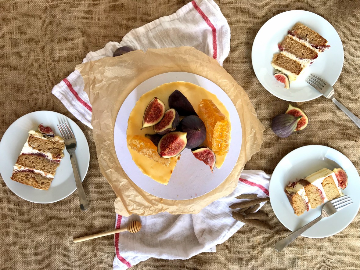 Autumnal Spiced Fig And Honey Cake - Kay's Kitchen