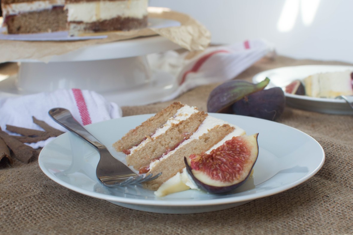 Slice Of Spiced Fig And Honey Cake - Kay's Kitchen