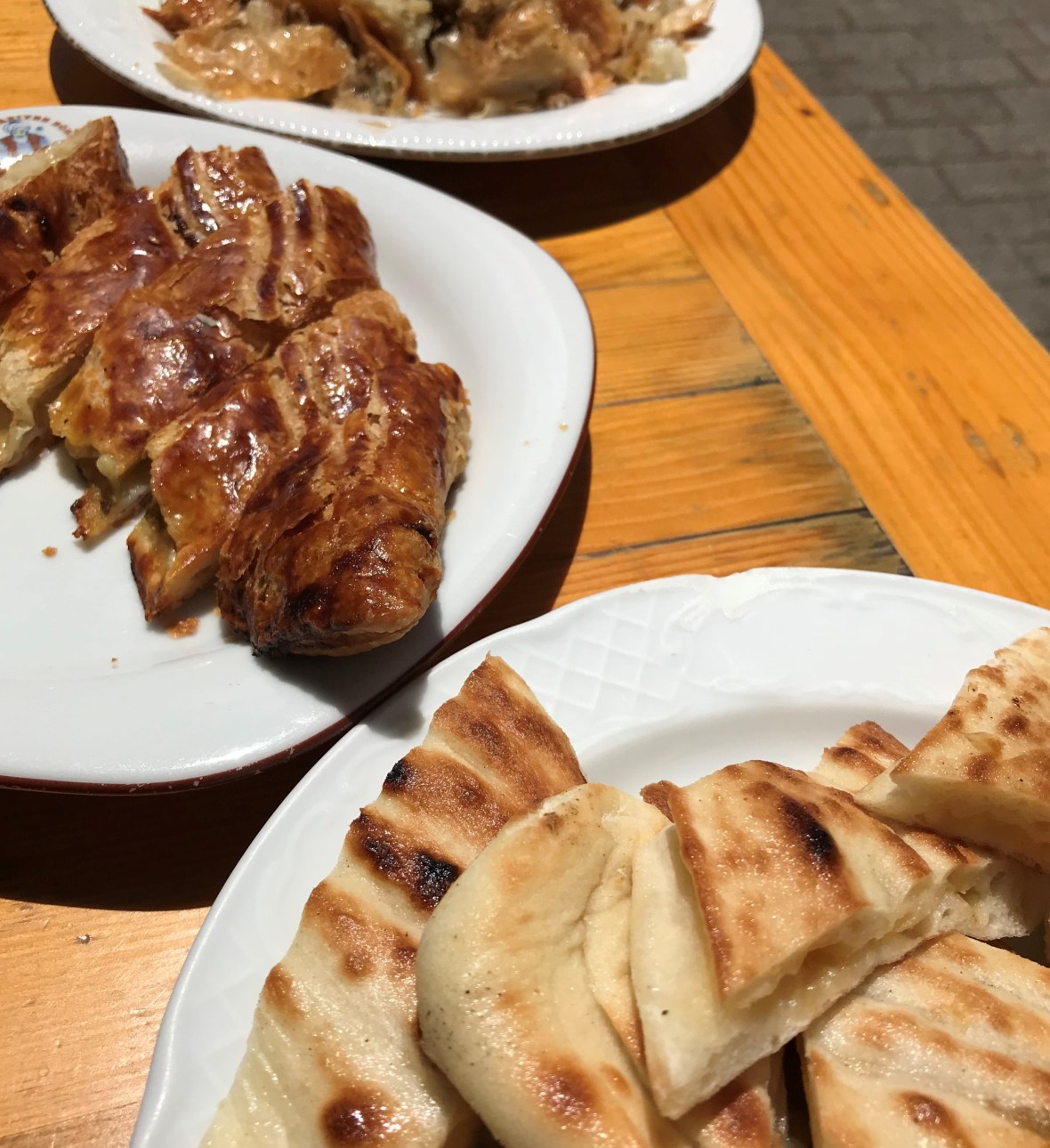 pastries for lunch, büyükada island, adalar, princes islands, istanbul