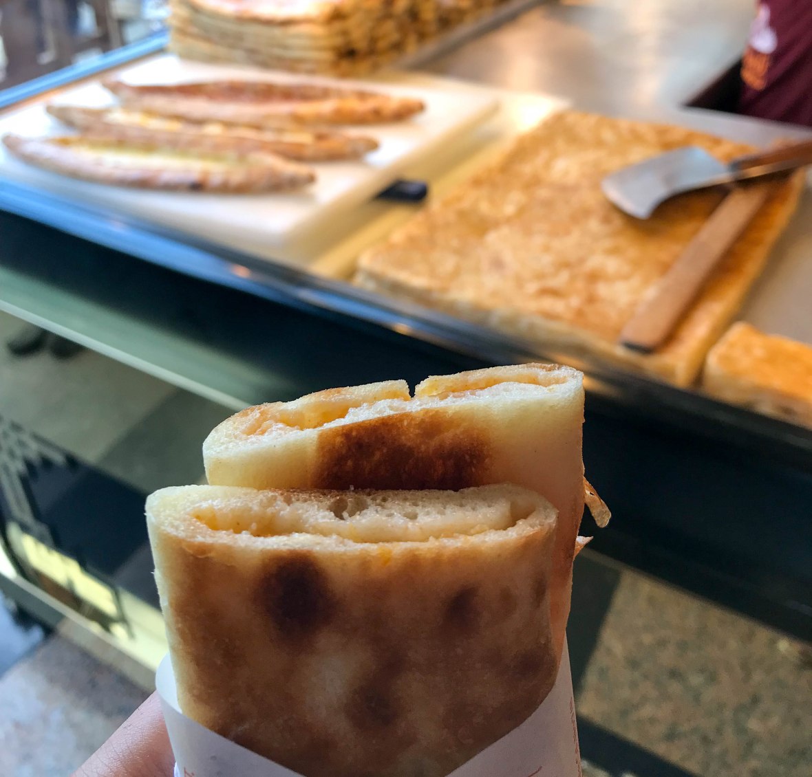 tomato and potato pastry, pastry shop, eminönü, istanbul, turkey