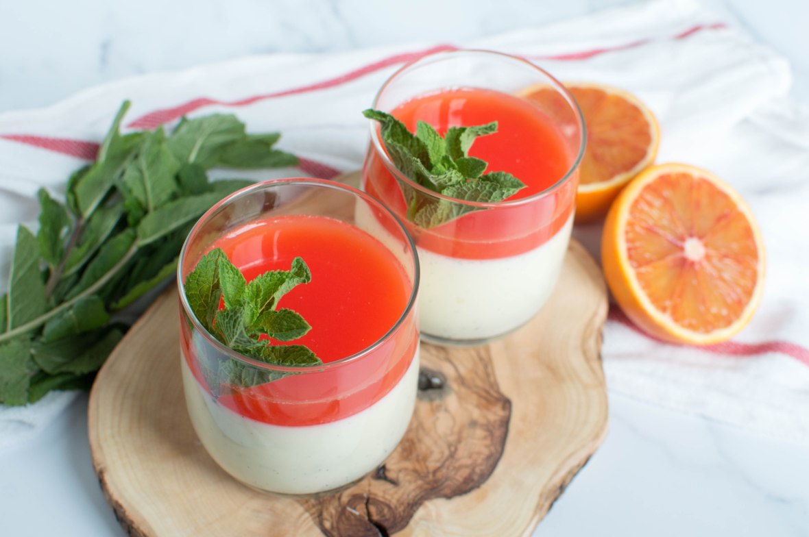 Blood Orange Panna Cotta - Kay's Kitchen