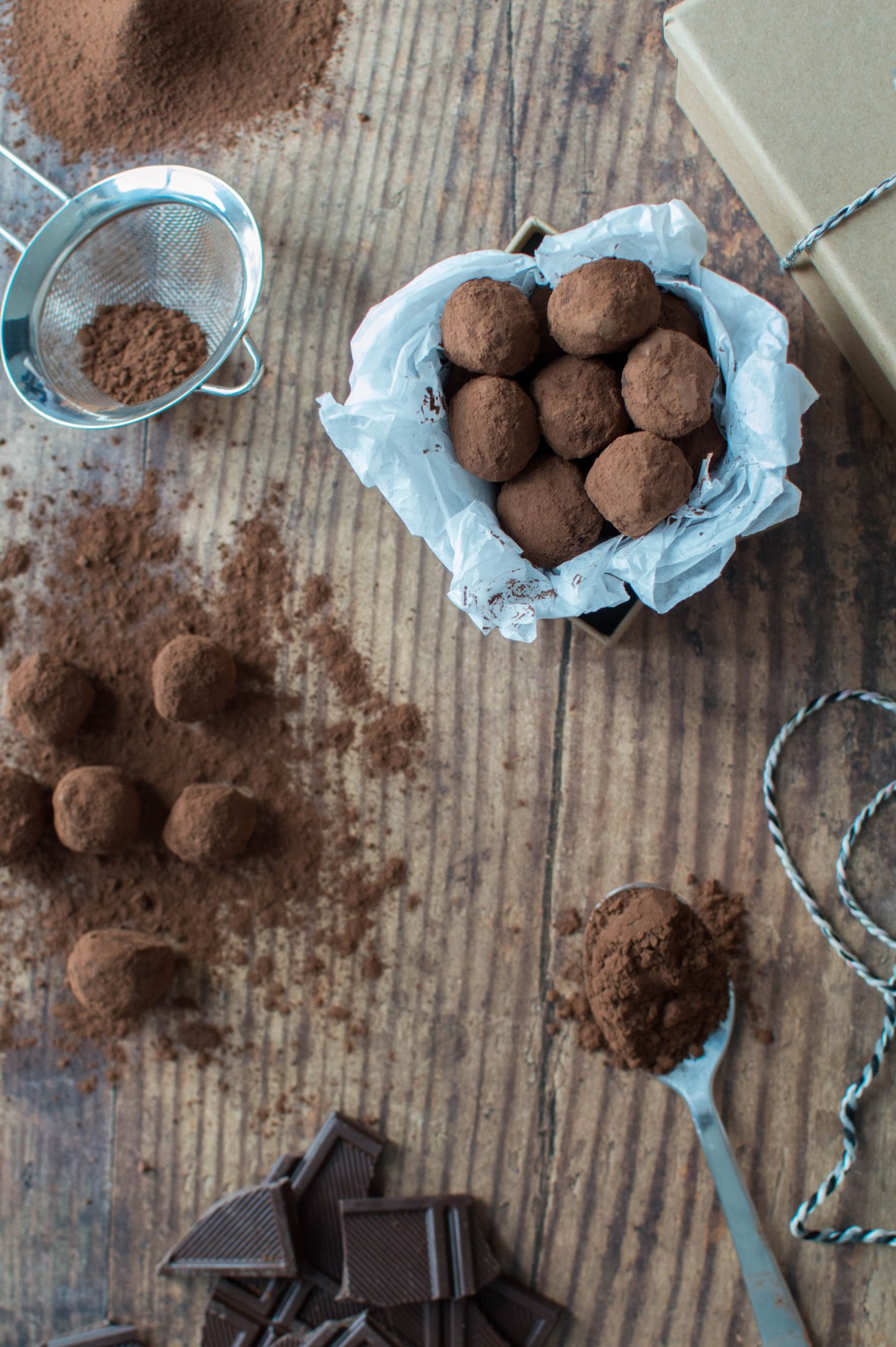 Homemade Dark Chocolate Truffles Recipe - Kay's Kitchen