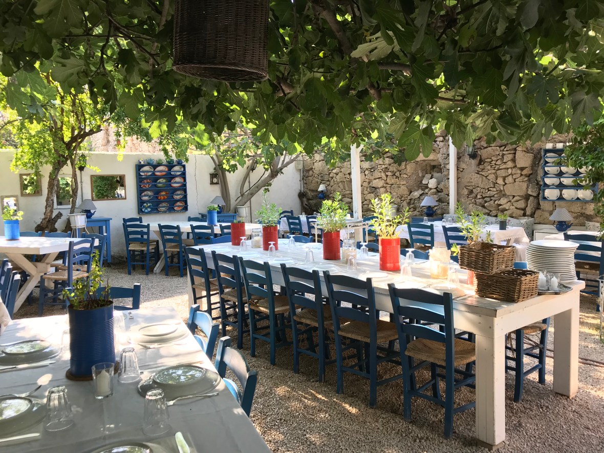 The Dining Area, Garden, Asma Yaprağı, Alaçatı, Turkey