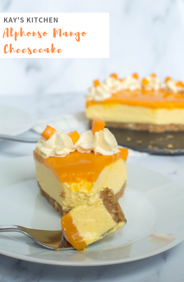 Alphonso Mango Cheesecake - Kay's Kitchen (1)