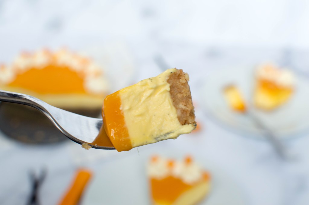 Mango And Vanilla Bean Cheesecake - Kay's Kitchen