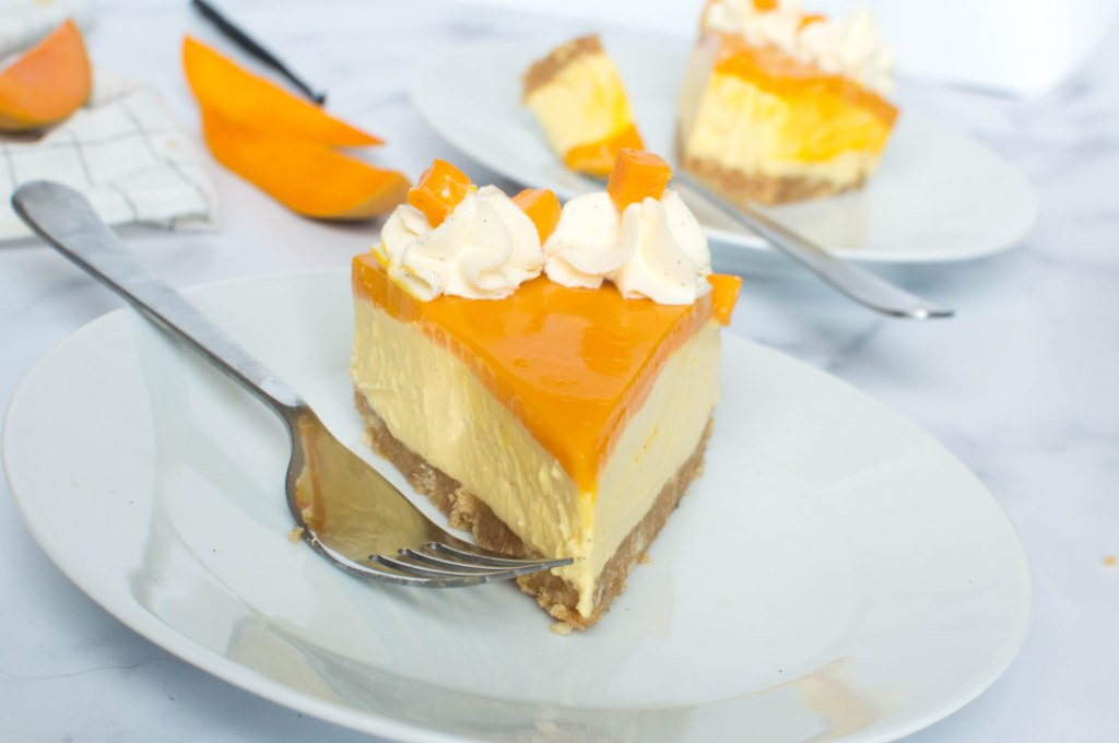 No Bake Mango Cheesecake - Kay's Kitchen