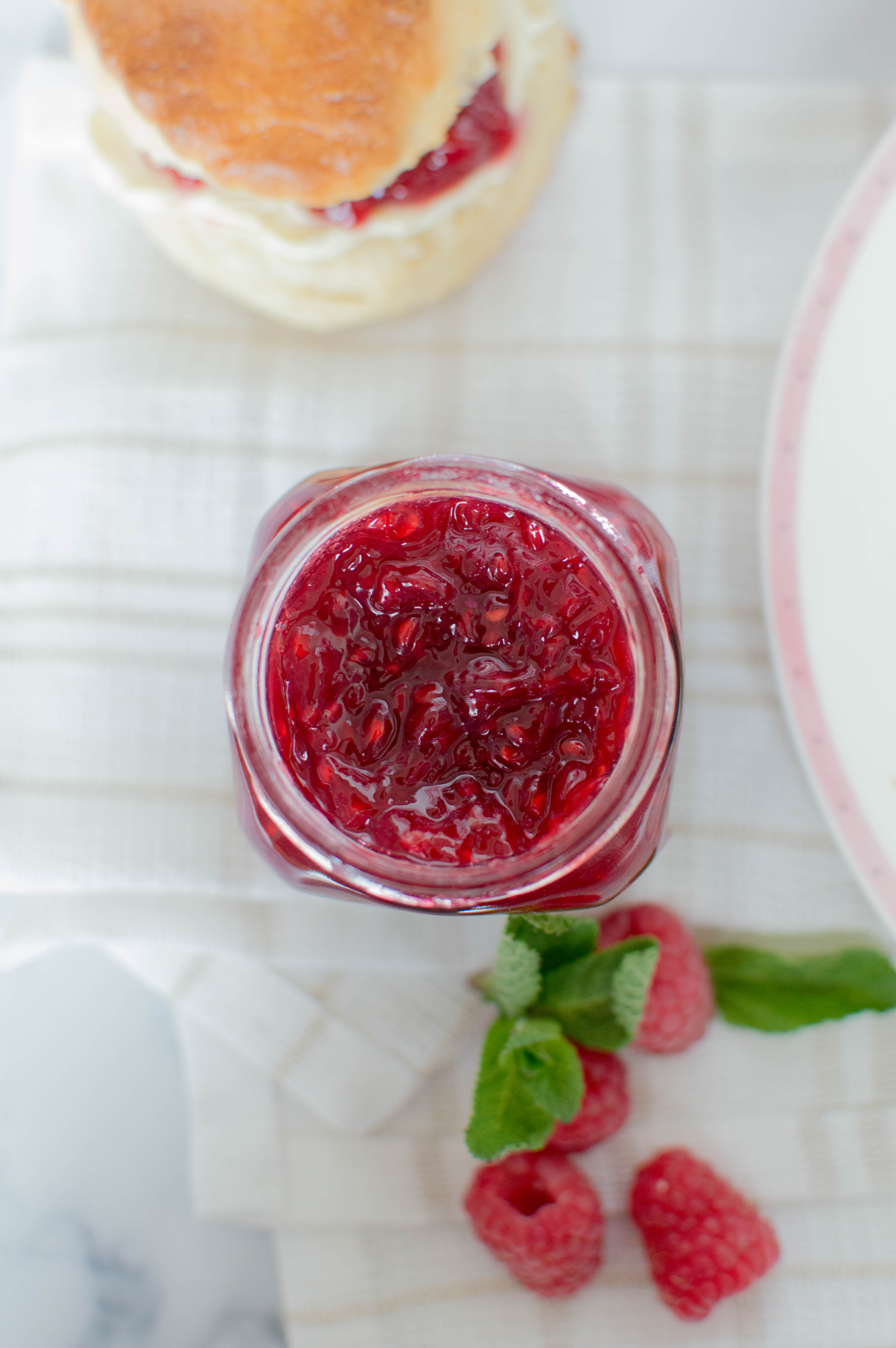 Jar Of Homemade Raspberry Jam - Kay's Kitchen