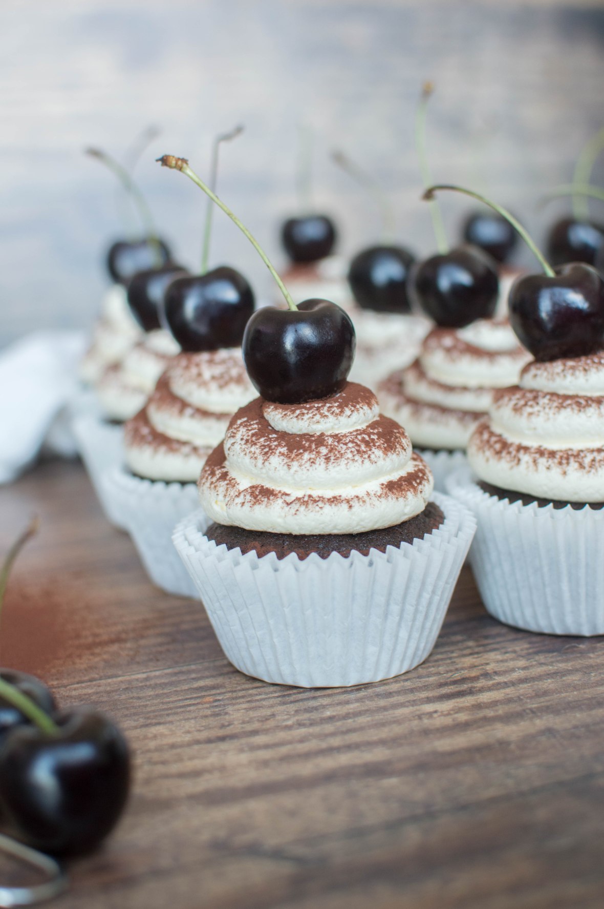 Chocolate And Cherry Cupcakes Recipe - Kay's Kitchen