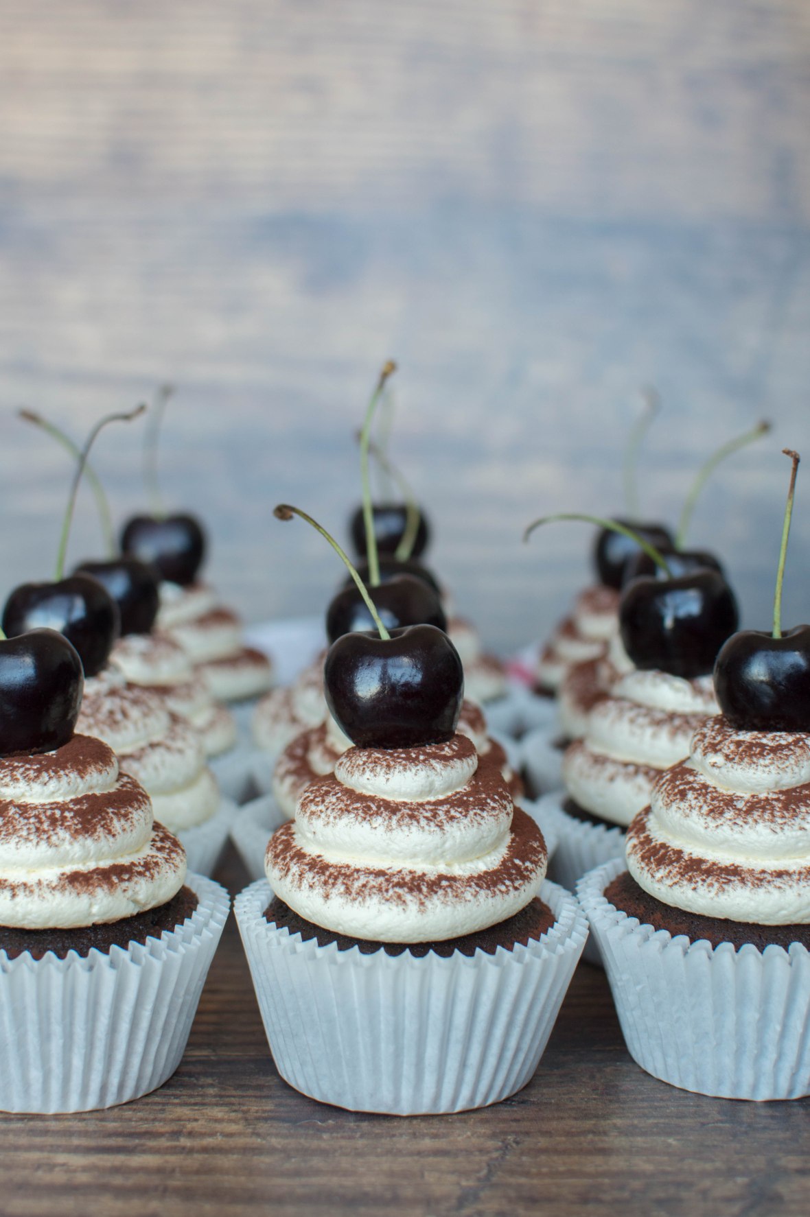 Chocolate Cherry Cupcakes - Kay's Kitchen