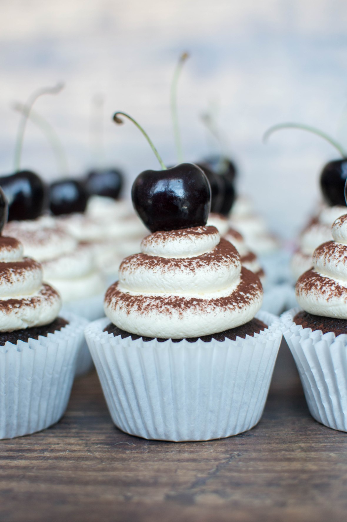 Recipe For Chocolate And Cherry Cupcakes - Kay's Kitchen