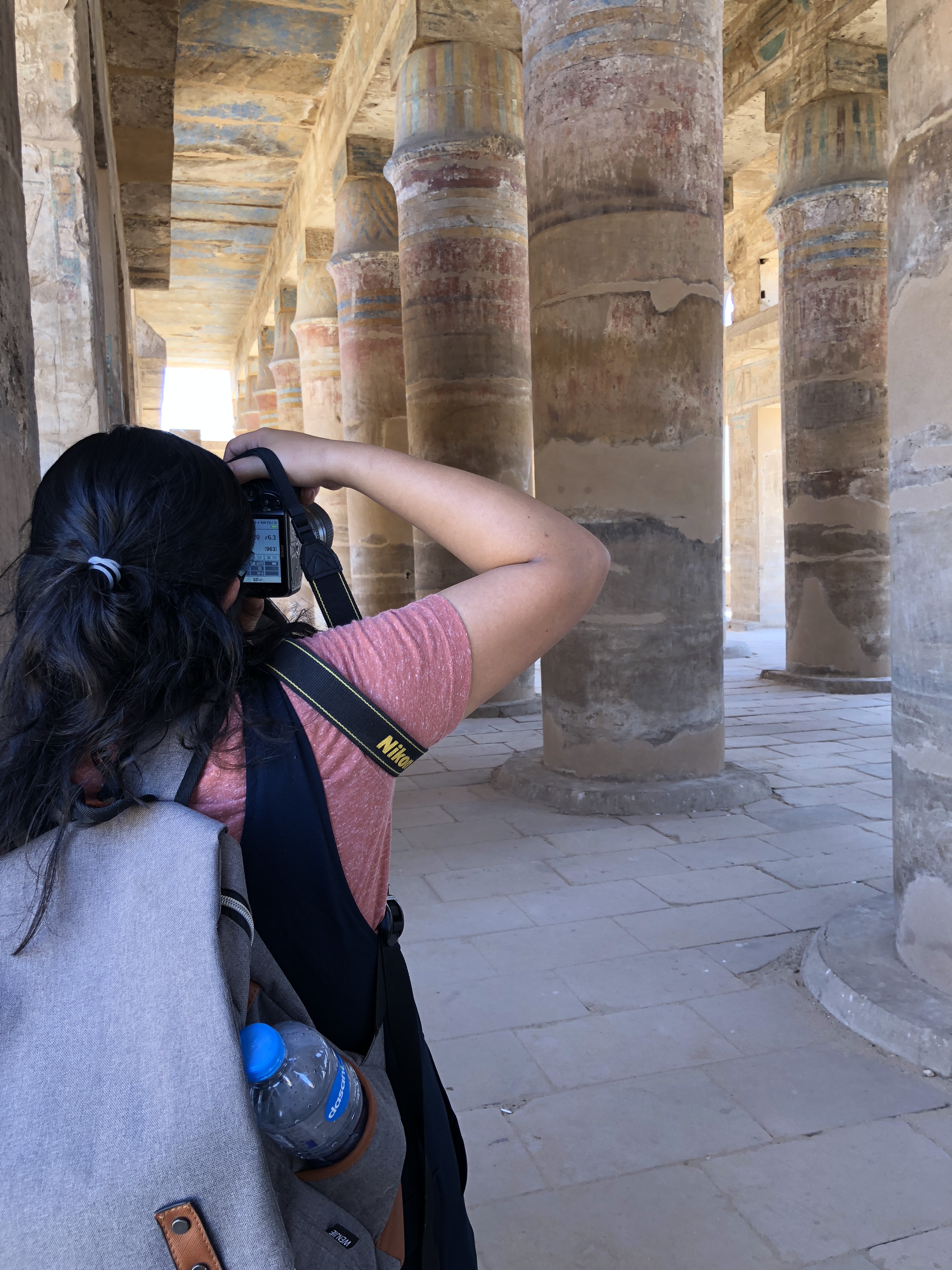 Me Taking Photos, Karnak Temple, Luxor, Egypt