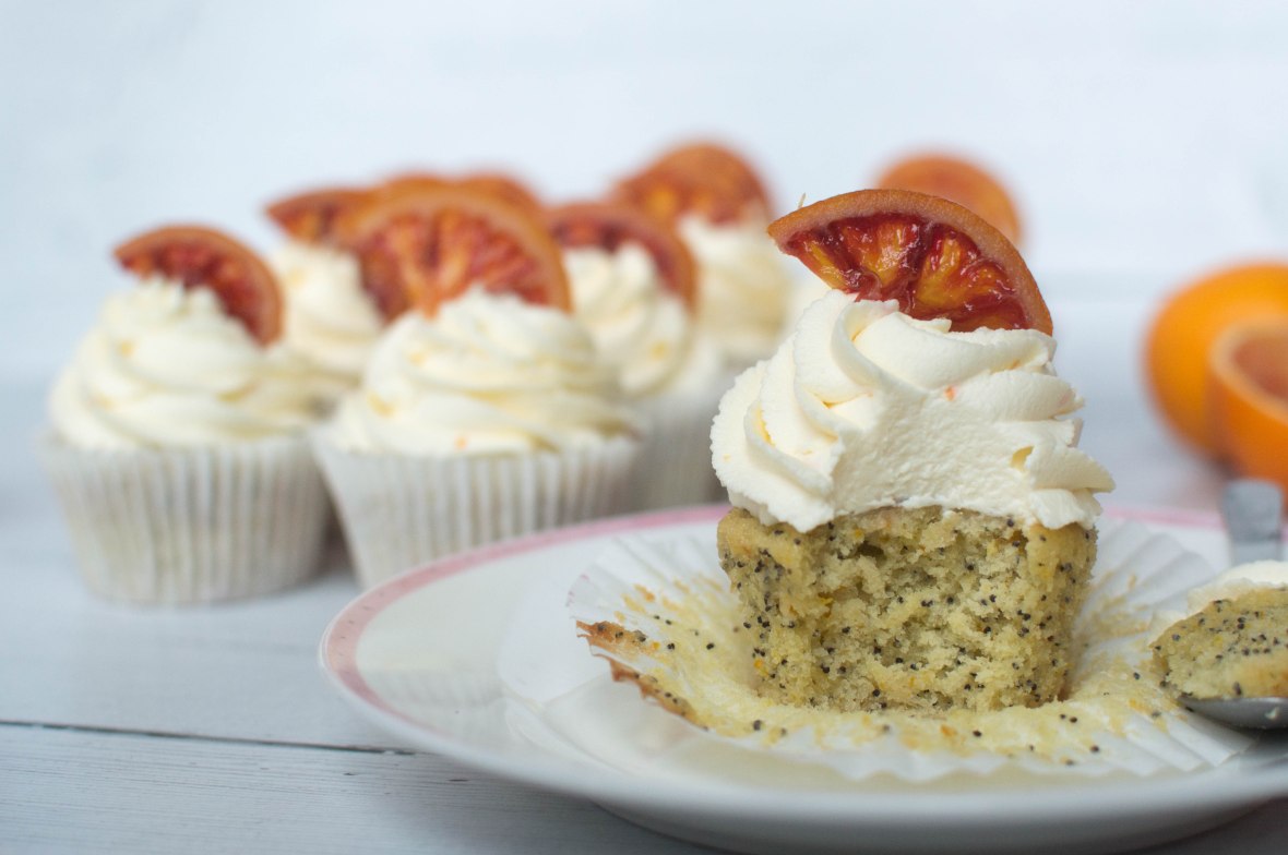 Orange And Poppy Seed Cupcake Recipe - Kay's Kitchen