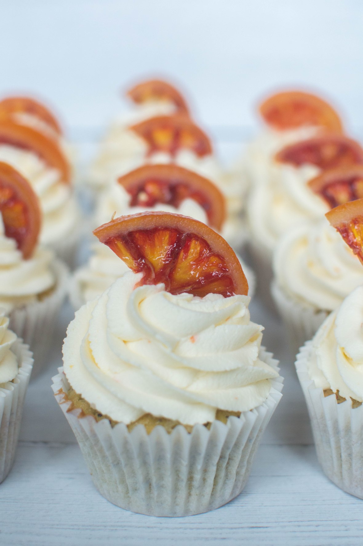 Poppy Seed And Blood Orange Cupcakes - Kay's Kitchen