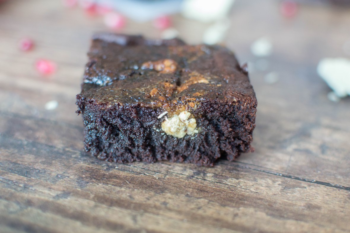 Brownies With Halva &amp; Pomegranate Molasses - Kay's Kitchen