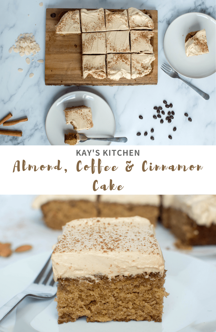 Almond, Coffee & Cinnamon Cake - Kay's Kitchen