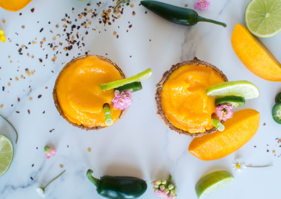 Alphonso Mango, Jalapeno &amp; Lime Slushie - Kay's Kitchen
